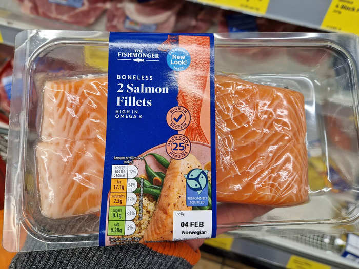 The Fishmonger salmon filets are a dinnertime favorite.