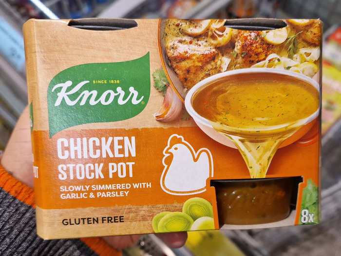 The Knorr stock pots are perfect for making stew.