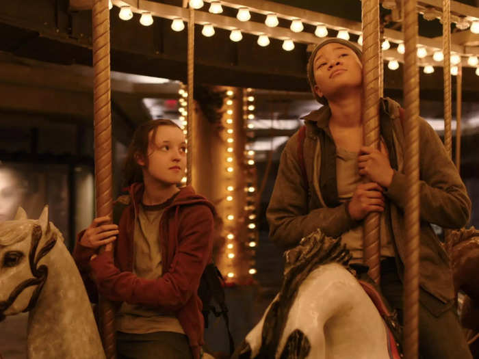 The song Ellie and Riley as they ride the carousel together is a cover of "Just Like Heaven."