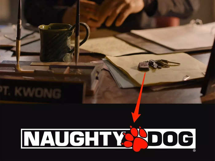 Part of the Naughty Dog logo can be seen briefly on Captain Kwong