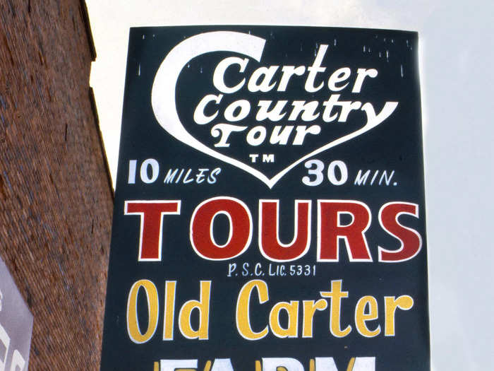 Today, visitors can tour Carter