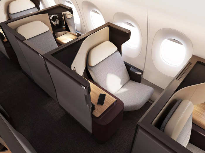 In business class, the airline has configured the cabin in a 1x2x1 layout with 52 seats.