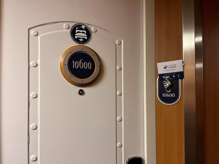 We ended up in stateroom 10600.