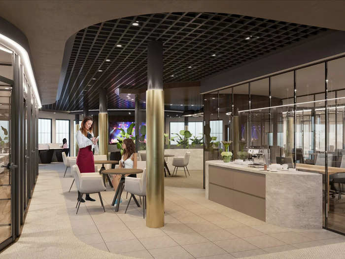 But unlike the average cruise vessel, the Gemini will also have amenities like a robust business center and a hospital with a pharmacy and dentist.