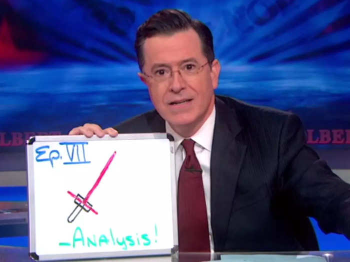 Stephen Colbert says he