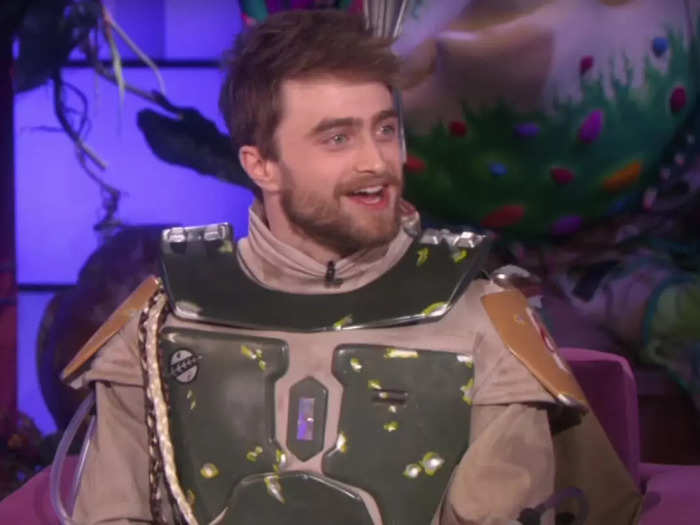 "Harry Potter" star Daniel Radcliffe also visited the set of "The Force Awakens."