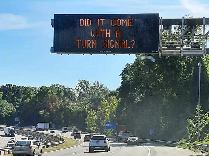 New Jersey complied, with some grumbles. Senator Cory Booker reportedly wrote to the Federal Highway Administration asking why just New Jersey got rebuked, when a lot of states are using the signs.