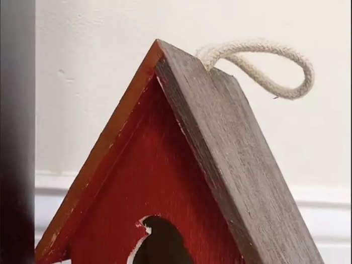 A small birdhouse that