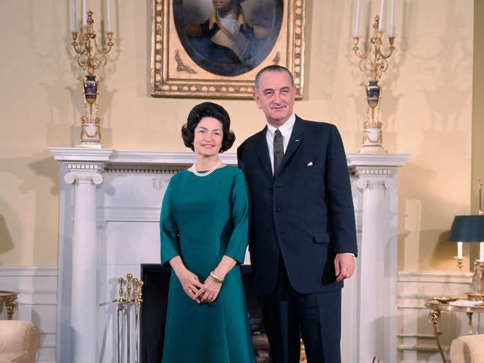 Lyndon B. Johnson is said to have had multiple affairs that his wife ignored.