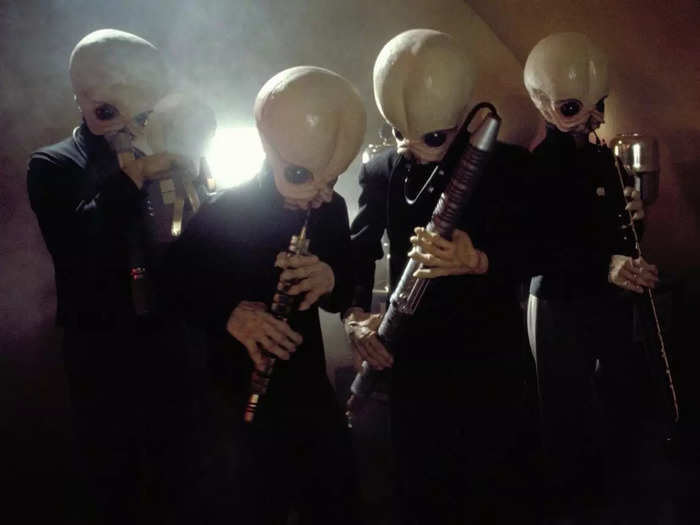 The Cantina Band in "Star Wars" are so weird, even for "Star Wars," that they