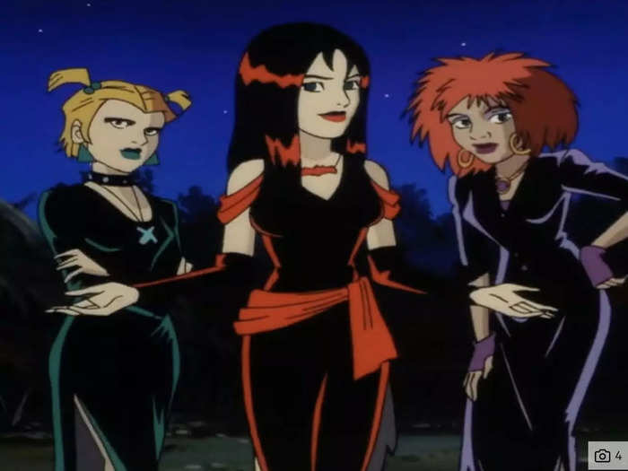 The Hex Girls, from various "Scooby Doo" cartoons, remain the ultimate coolest, witchiest animated band of all time.