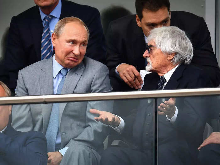 The former chief executive of the Formula 1 Group and billionaire Bernard Ecclestone said he would "take a bullet" for Putin last summer.