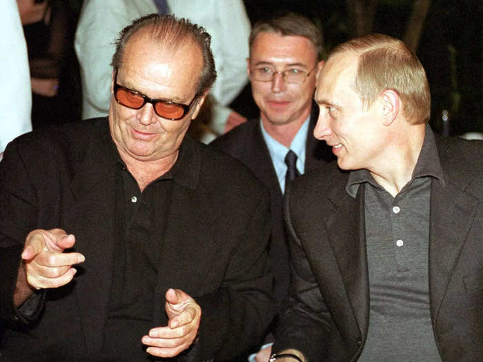 In 2001, actor Jack Nicholson reportedly offered Putin a film producer role in a future film after the Russian leader said he loved his movie "One Flew Over the Cuckoo