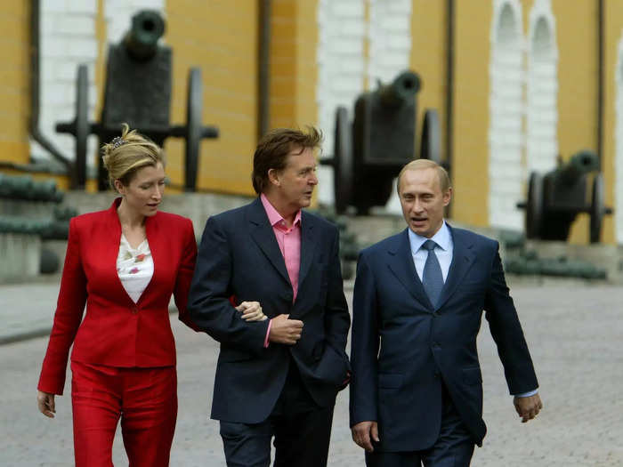 In 2003, the Beatles frontman Paul McCartney visited the Kremlin to perform for Putin. Since the war, he