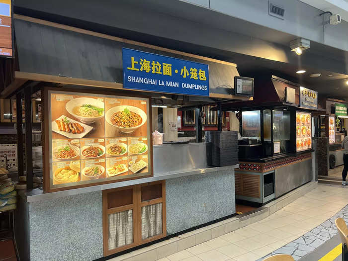Located on the second level of terminal 3 near Louis Vuitton, the "street" houses over a dozen vendors who specialize in specific dishes, like Singaporean, Chinese, and Vietnamese.