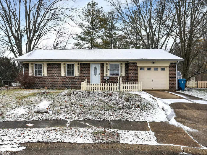 A three-bedroom, 1½-bathroom home in Indianapolis, Indiana is on the market for $200,000.