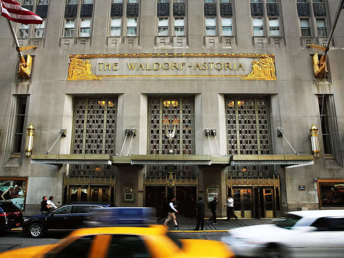 Hilton sold the Waldorf Astoria to a Chinese insurance conglomerate for $1.95 billion in October 2014.