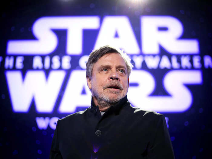 Using CGI to de-age him, Mark Hamill reprised his role as Luke.