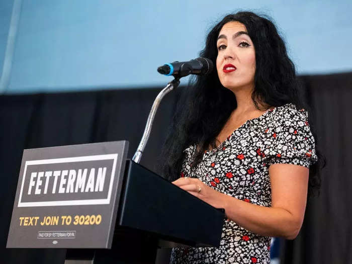 May 2022: When her husband had a stroke days before the Democratic primary in his second Senate race, Gisele Fetterman took over his campaign appearances and delivered his acceptance speech.