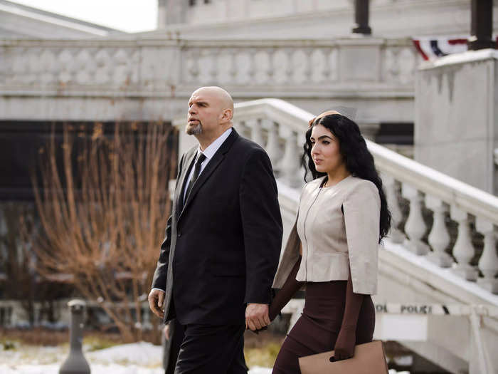November 2018: John Fetterman was elected lieutenant governor of Pennsylvania, and Gisele Fetterman became the second lady of Pennsylvania, or as she affectionately called it, "SLOP."