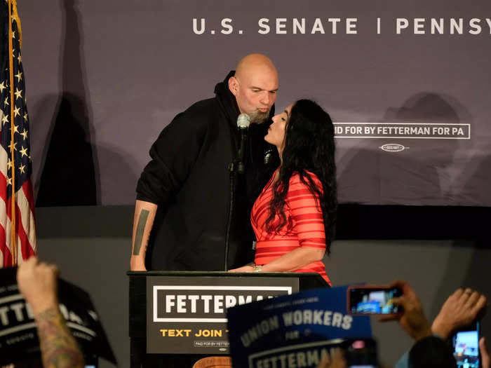 May 2008: John Fetterman proposed after nine months of dating.