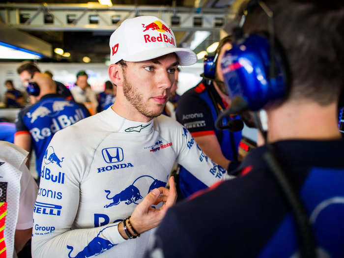 Pierre Gasly was a rookie with Torro Rosso.