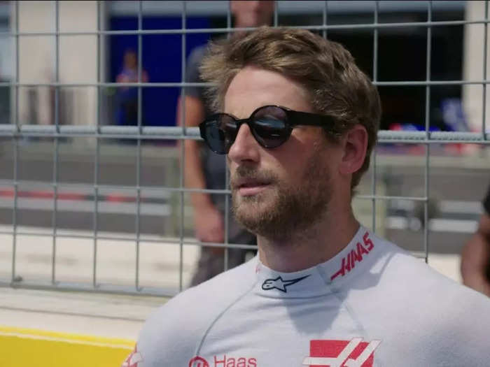 Romain Grosjean was a struggling veteran driver for Haas.