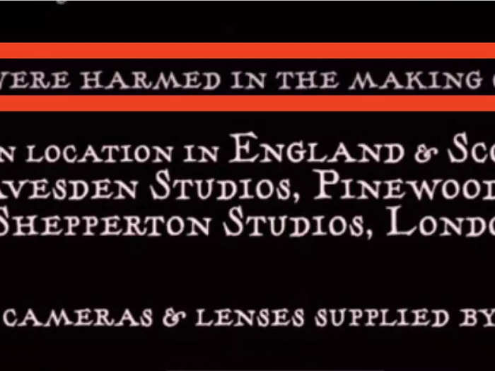 The credits show a disclaimer about dragons.