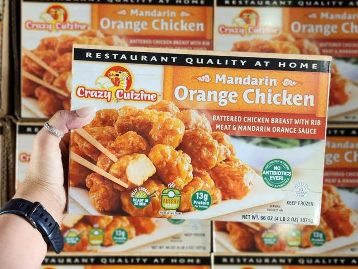 The Crazy Cuizine Mandarin-orange chicken is nearly effortless.