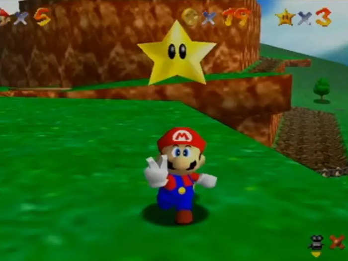 The sun may have helped Mario beat the game.