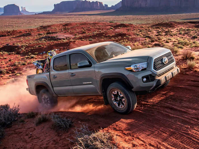 2 (tie). Toyota Tacoma