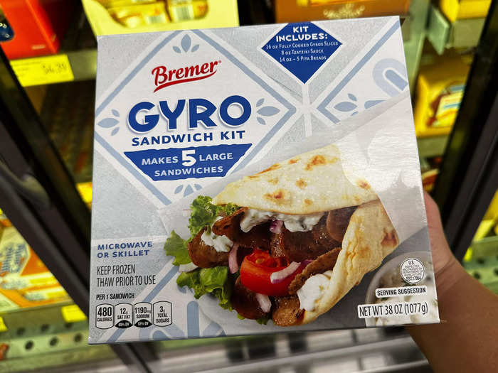 The Bremer gyro-sandwich kit is a top-notch lunch option.