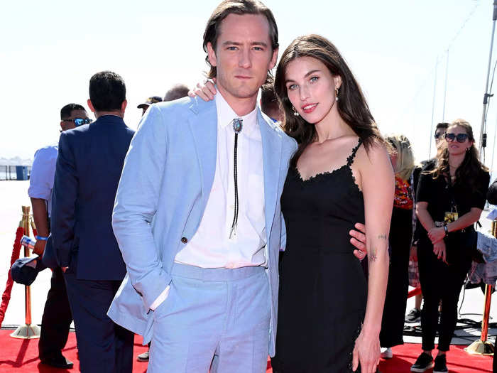 Rainey Qualley and Lewis Pullman celebrated their two-year anniversary in September.