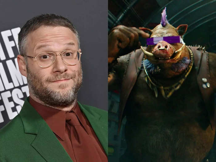 Producer Seth Rogen joins Cena as his hedgehog partner, Bebop.