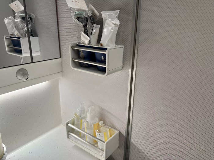 5. The bathrooms have you covered if you forgot much-needed toiletries.