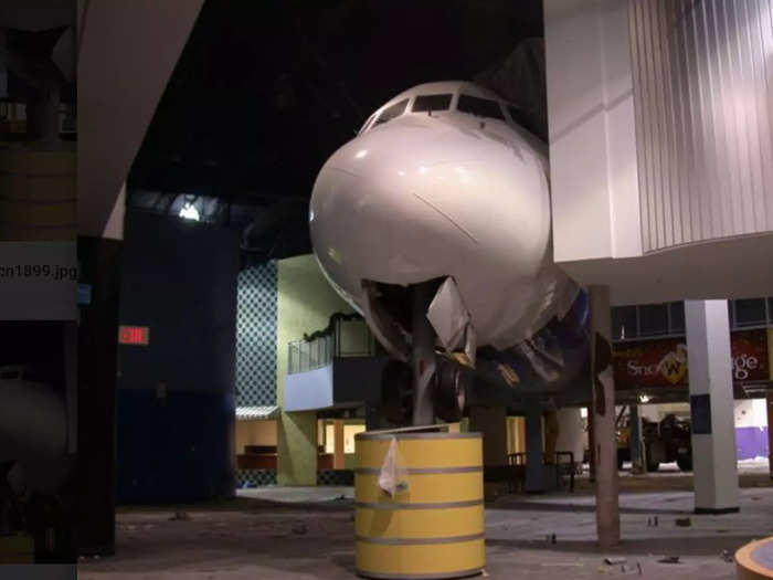 Axline bought a plane that was being used as a display in a Florida mall.