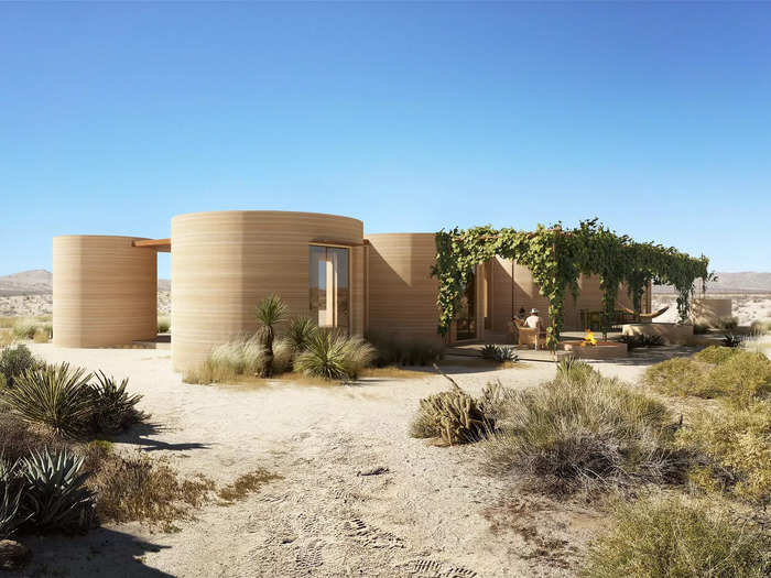 The walls of the smaller glamping units could take around four to eight days to print while the larger homes could take around two weeks, dramatically cutting the time it takes to build such structures.