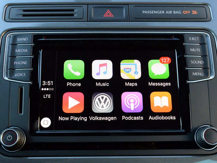 Apple CarPlay, which is integrated into the Uber app, makes driving easier for Trevor Martin, a driver in Orange County, California.