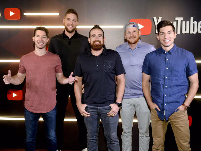 4. Dude Perfect — 58.9 million subscribers