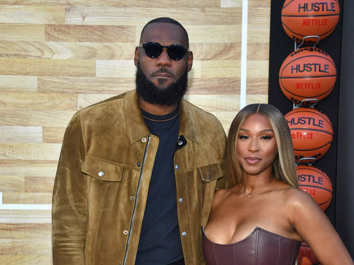 LeBron James and Savannah Brinson were high school sweethearts.