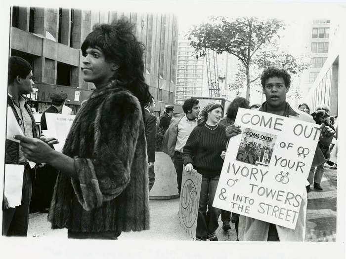 Marsha P. Johnson (1945-1992) was a prominent transgender activist.