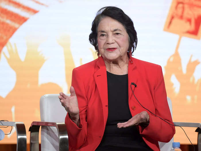 Dolores Huerta (b. 1930) is a civil rights activist who fights for the rights of many, especially farmers and agricultural workers.