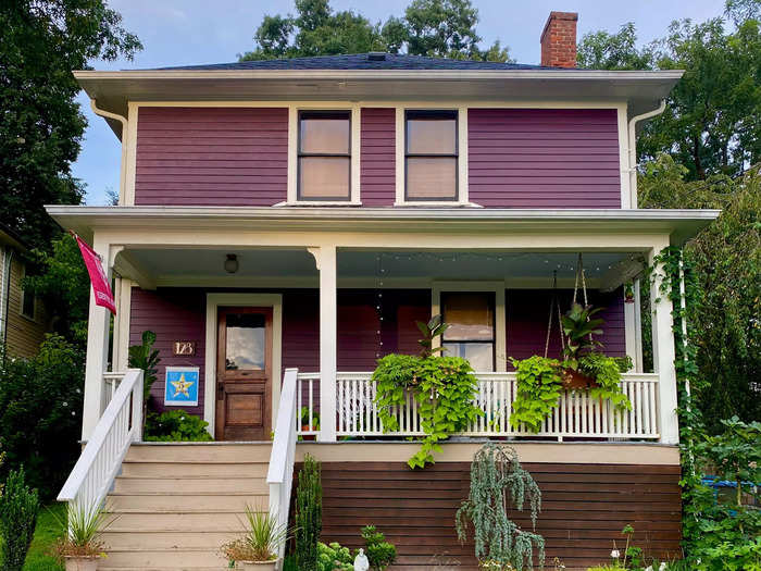 After a year and a half of working on the house, the couple completed most of the renovations and named their new home the Mahogany Mansion.