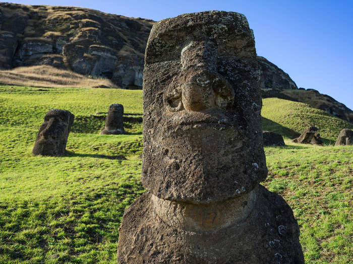 The statues were built in the late 1500s and early 1600s, though some date back as far as 1300.