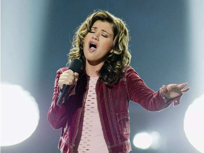 Kelly Clarkson was the very first winner of "American Idol" in 2002.