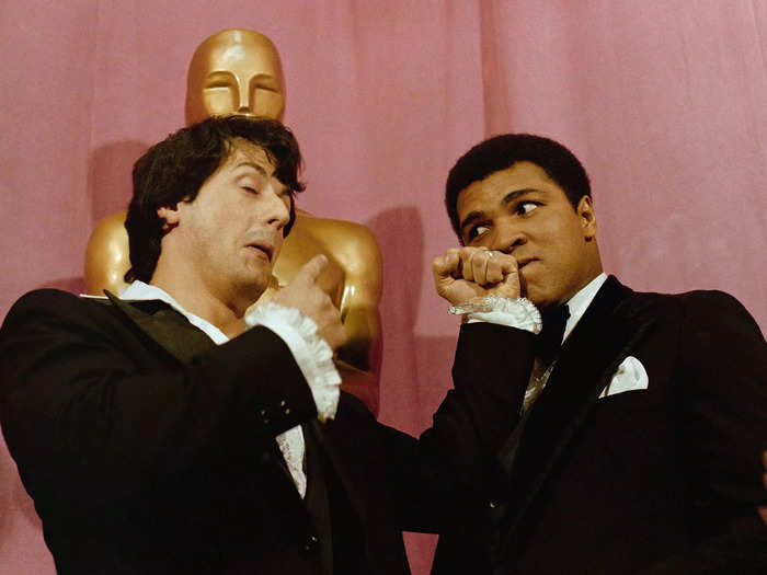 The first "Rocky" film would win the Academy Award for Best Picture just a few months later.