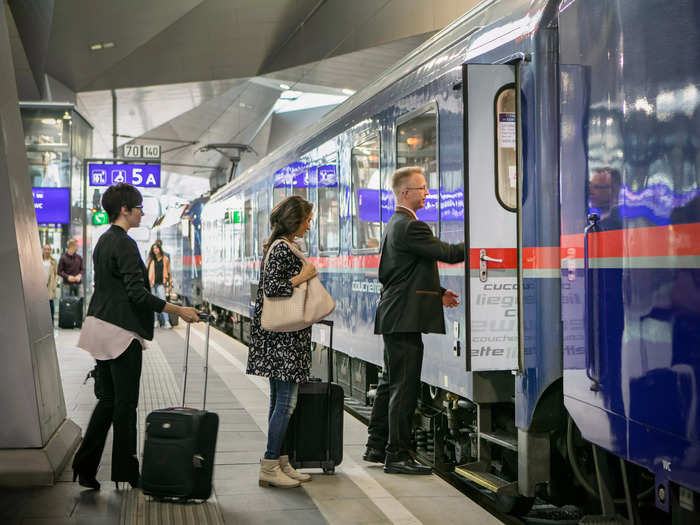 "Toilets are always cleaned when the trip starts," OBB Nightjet said in a statement to Insider. "In addition, our staff is doing regular checks during the night."