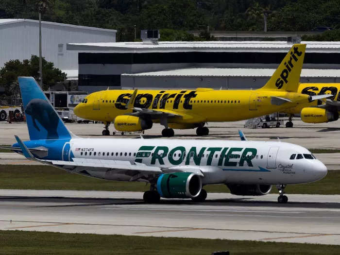 When it comes to Spirit and Frontier, the products are nearly the same —  both are equally no-frills with hard seats, minimal legroom, bag fees, and no free snacks or drinks.