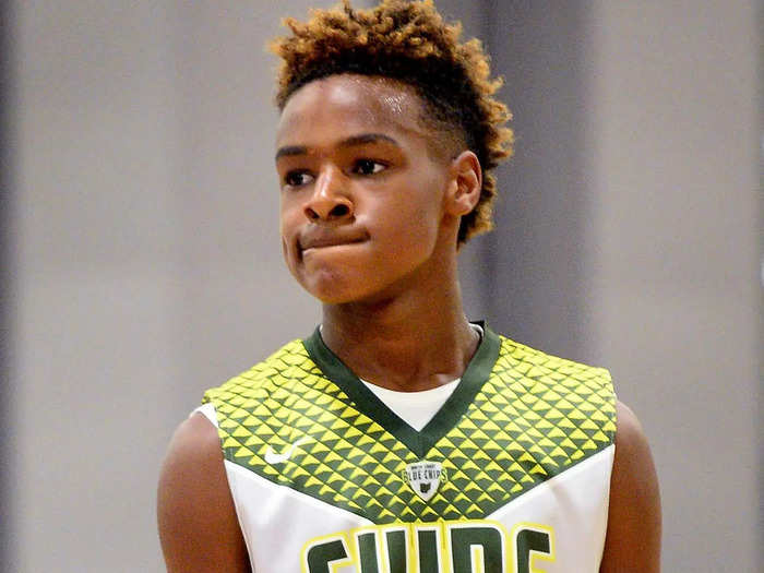 By the time he was 10, videos posted by his dad showing Bronny playing basketball were going viral.
