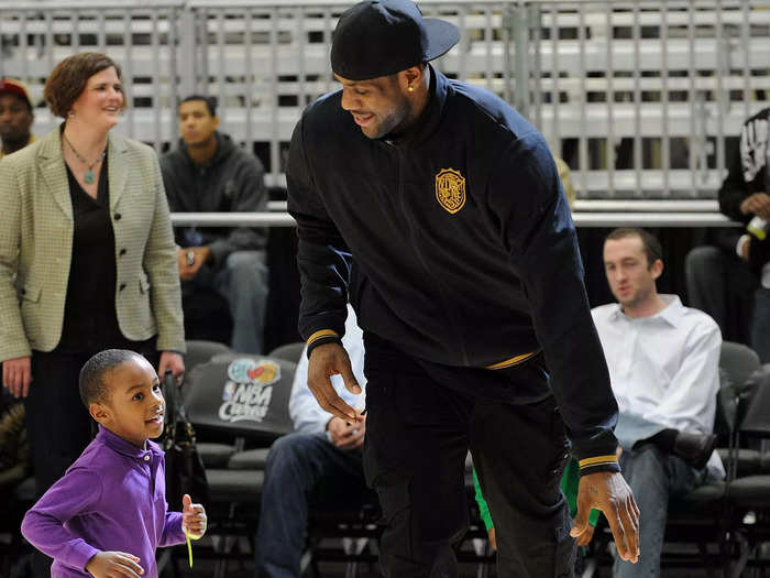 LeBron Raymone "Bronny" James Jr. was born on October 6, 2004, right before his father